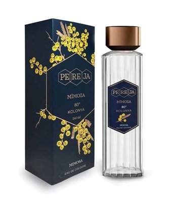 Pereja Mimoza Çiçeği Cam Şişe Kolonya 12x250 ml