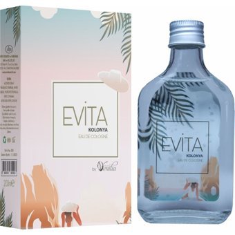 Venilia Evita Cam Şişe Kolonya 200 ml