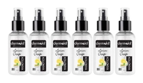 Dermokil 80 Derece Limon Sprey Kolonya 6x100 ml