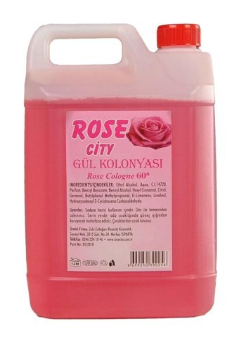 Rose City 60 Derece Gül Kolonya 5 lt