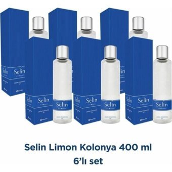 Selin 80 Derece Limon Kolonya 6x400 ml