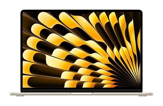 Apple Macbook Air M3 Çip MXD33TU/A 8CPU 10GPU Çekirdekli 16 GB Ram 512 GB SSD 13.6 inç QHD+ macOS Sonoma Ultrabook Laptop Yıldız Işığı