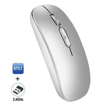 Mistaha M103 Ergonomik Kablosuz Gri Optik Mouse