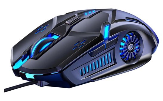 Gatuida RGB Sessiz Ergonomik Makrolu Kablolu Beyaz Optik Gaming Mouse