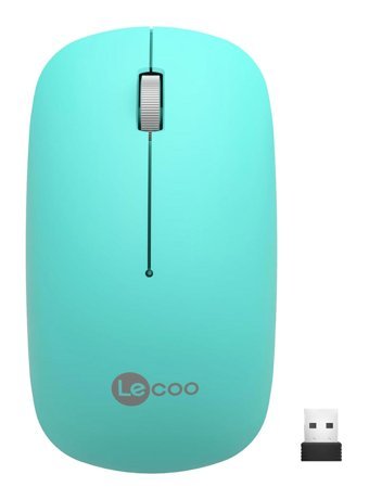 Lecoo Lecoo WS214 Kablosuz Turkuaz Optik Mouse