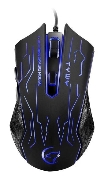 Generic G820 RGB Makrolu Kablolu Siyah-Mavi Optik Gaming Mouse