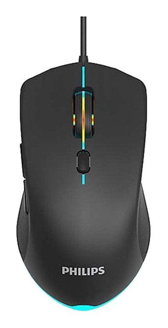 Philips PL-1868 RGB Kablolu Siyah Optik Mouse