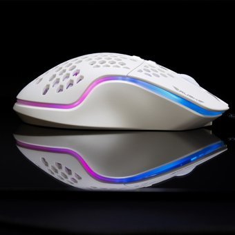 Rush M8S 8 RGB Kablosuz Beyaz Optik Mouse