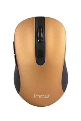 Inca Iwm-233rg Sessiz Makrolu Kablosuz Altın Optik Mouse