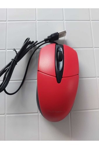 Platoon Kablolu Kırmızı Optik Mouse