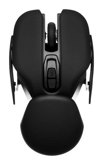 Hallow Makrolu Ergonomik Kablosuz Siyah Optik Mouse