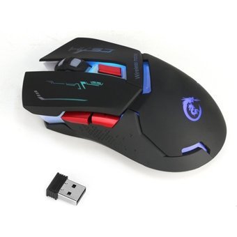 Hxsj X30 RGB Makrolu Kablosuz Siyah Optik Gaming Mouse