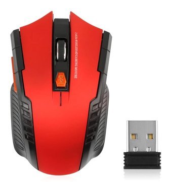 Clsslvvbn Makrolu Kablosuz Kırmızı Optik Gaming Mouse