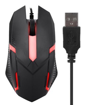 Lazmin112 RGB Ergonomik Makrolu Kablolu Siyah Optik Gaming Mouse