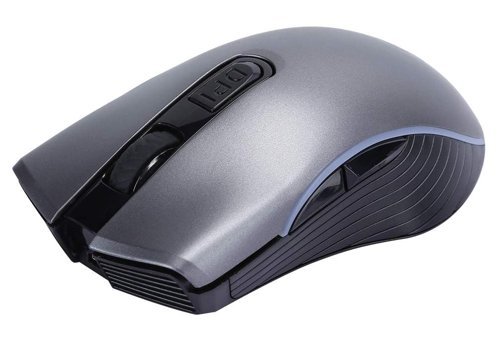 Ashata RGB Sessiz Kablosuz Gri Optik Mouse