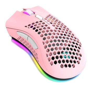 Ciadaz RGB Makrolu Kablosuz Pembe Optik Gaming Mouse