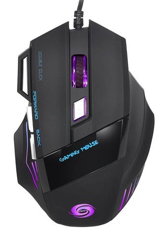 Generic Makrolu Kablolu Siyah Optik Gaming Mouse