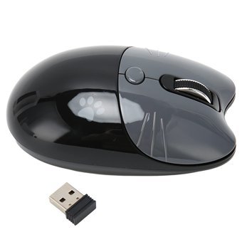 Shanrya Sessiz Kablosuz Siyah Optik Mouse