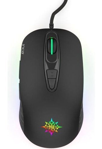 Inca Phaldor IMG-348 RGB Makrolu Kablolu Siyah Optik Gaming Mouse