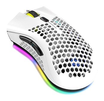 Generic BM600 RGB Makrolu Kablosuz Beyaz Optik Gaming Mouse