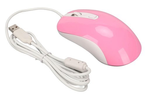 Ciciglow RGB Ergonomik Kablolu Pembe Optik Mouse