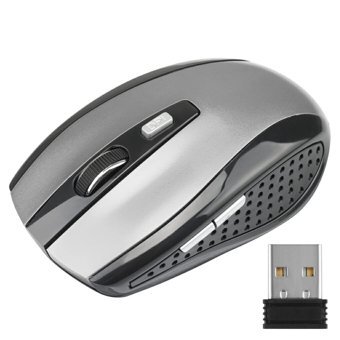 Clsslvvbn Makrolu Kablosuz Gri Optik Mouse