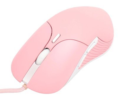 Annadue Programlanabilir RGB Ergonomik Kablolu Pembe Optik Mouse