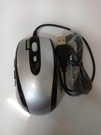 Everest X-968 Makrolu Kablolu Gri Lazer Mouse