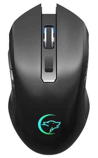 Ciadaz G851 RGB Ergonomik Makrolu Kablosuz Siyah Optik Gaming Mouse