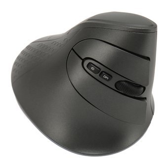 Winh Ergonomik Dikey Makrolu Kablosuz Siyah Optik Mouse