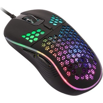 Huahai GM86 RGB Makrolu Kablolu Siyah Optik Gaming Mouse