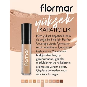 Flormar No:02 Göz Altı ve Yüz Likit Fırça Kapatıcı