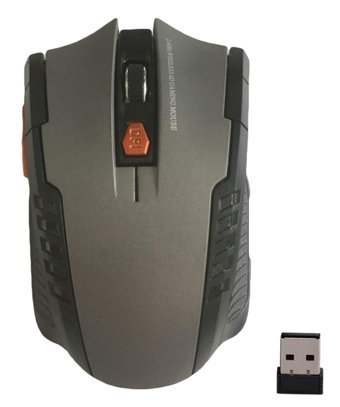 Fiauli Ergonomik Makrolu Kablosuz Gri Optik Gaming Mouse