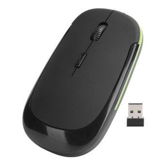 Shanrya Kablosuz Siyah-Yeşil Optik Mouse