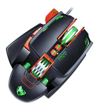 Gadpiparty V9 RGB Makrolu Kablolu Siyah Optik Gaming Mouse