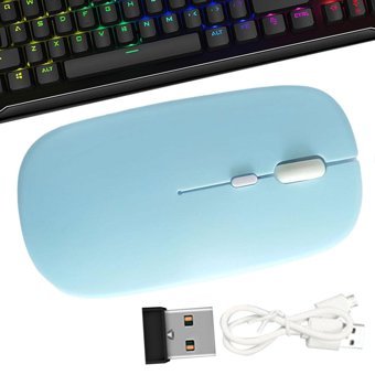 Yajimsa Sessiz Kablosuz Mavi Optik Mouse