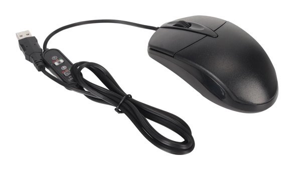 Dpofirs Isıtmalı Kablolu Siyah Optik Mouse