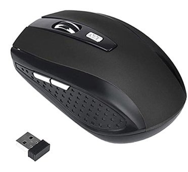 Auklopvzz Makrolu Kablosuz Siyah Optik Mouse