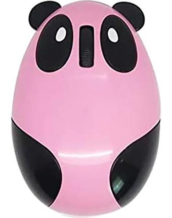 Decisive Pembe Panda Sessiz Kablosuz Siyah Optik Mouse