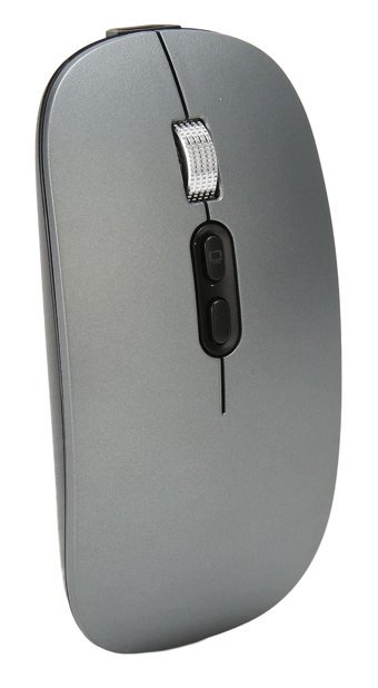 Baok Sessiz Kablosuz Koyu Gri Optik Mouse