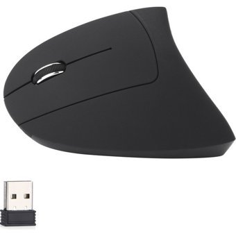 Huahai Ergonomik Dikey Makrolu Kablosuz Siyah Optik Mouse