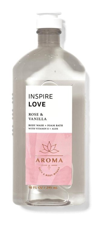 Aroma Bath & Body Works Inspire Love Gül-Vanilya Duş Jeli 295 ml