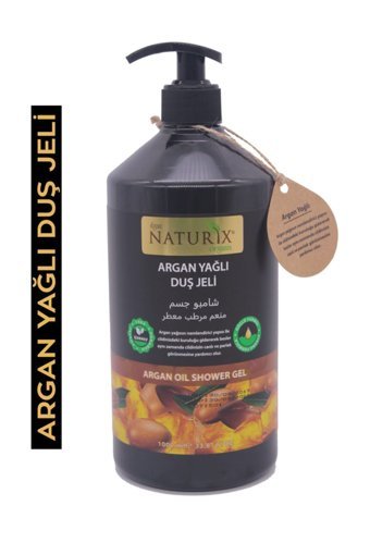 Naturix Parabensiz Argan Duş Jeli 1 lt