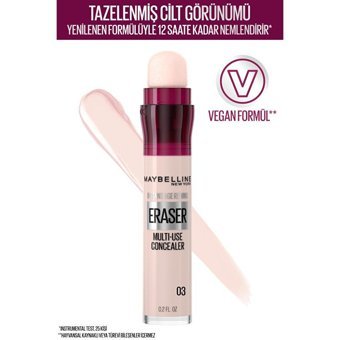 Maybelline Instant Age 03 Fair Nemlendiricili Göz Altı ve Yüz Likit Silgi Kapatıcı