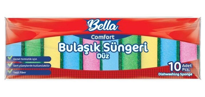 Banat Bella Comfort 10'lu Bulaşık Süngeri