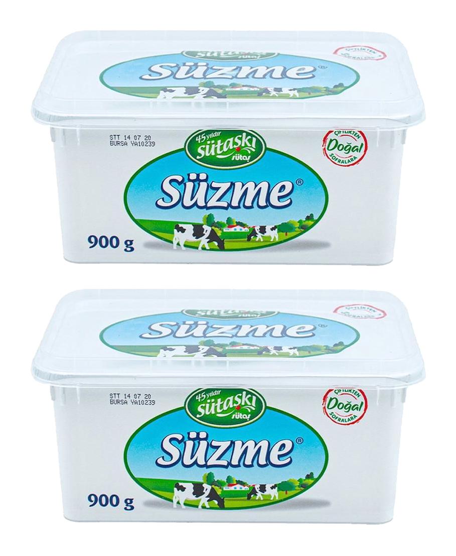 Sütaş Süzme İnek Peynir 2x900 gr