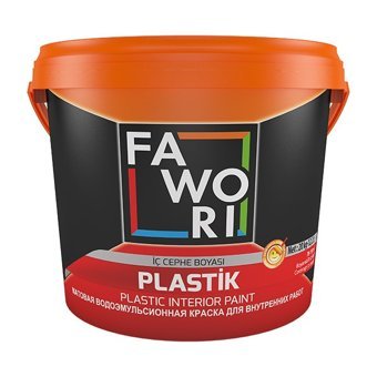 Fawori Su Bazlı Plastik Mat İç Cephe Boyası 10 kg Haki