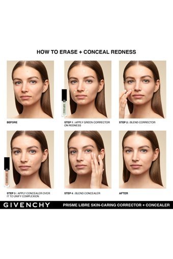 Givenchy Libre Skin-Caring Göz Altı ve Yüz Likit Fırça Kapatıcı