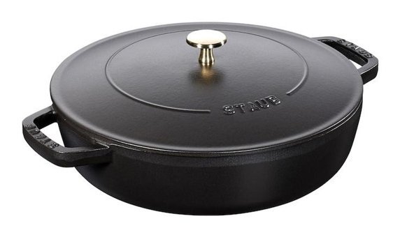 Staub Chistera Döküm 28 cm Basık Tencere