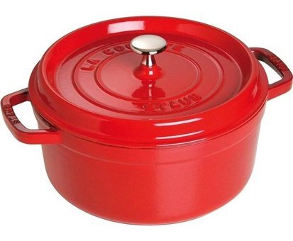 Staub La Cocotte Döküm 24 cm Derin Tencere Kırmızı